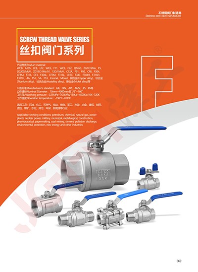 丝扣阀门系列